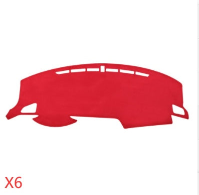 Car Suede Dashboard Cover Center Console Sunshield Retrofitting Dashboard Dashboard Cover Front Desk Mat Non-slip Mat