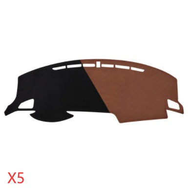 Car Suede Dashboard Cover Center Console Sunshield Retrofitting Dashboard Dashboard Cover Front Desk Mat Non-slip Mat