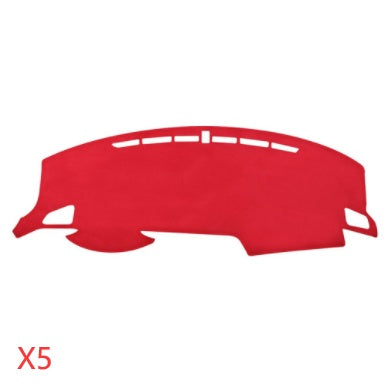 Car Suede Dashboard Cover Center Console Sunshield Retrofitting Dashboard Dashboard Cover Front Desk Mat Non-slip Mat