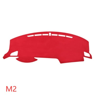 Car Suede Dashboard Cover Center Console Sunshield Retrofitting Dashboard Dashboard Cover Front Desk Mat Non-slip Mat