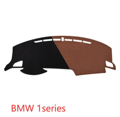 Car Suede Dashboard Cover Center Console Sunshield Retrofitting Dashboard Dashboard Cover Front Desk Mat Non-slip Mat