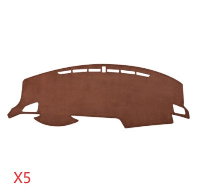 Car Suede Dashboard Cover Center Console Sunshield Retrofitting Dashboard Dashboard Cover Front Desk Mat Non-slip Mat