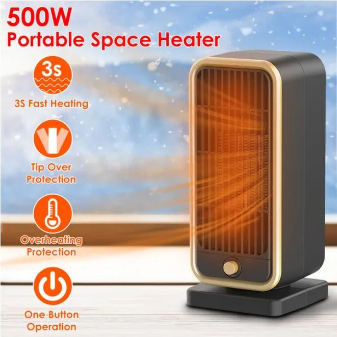 Portable Electric Heater 500W