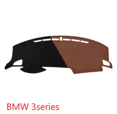 Car Suede Dashboard Cover Center Console Sunshield Retrofitting Dashboard Dashboard Cover Front Desk Mat Non-slip Mat