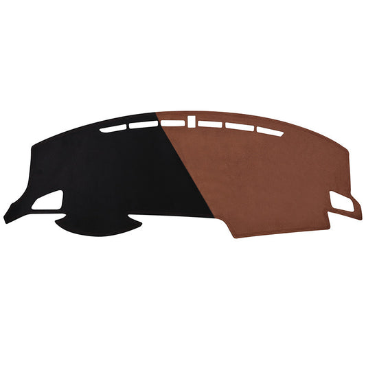 Car Suede Dashboard Cover Center Console Sunshield Retrofitting Dashboard Dashboard Cover Front Desk Mat Non-slip Mat