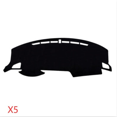Car Suede Dashboard Cover Center Console Sunshield Retrofitting Dashboard Dashboard Cover Front Desk Mat Non-slip Mat