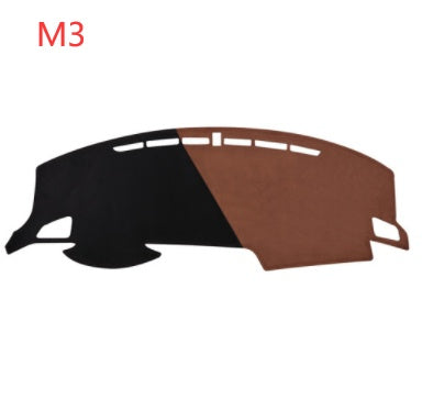Car Suede Dashboard Cover Center Console Sunshield Retrofitting Dashboard Dashboard Cover Front Desk Mat Non-slip Mat