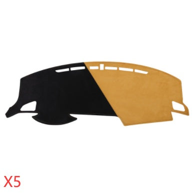 Car Suede Dashboard Cover Center Console Sunshield Retrofitting Dashboard Dashboard Cover Front Desk Mat Non-slip Mat