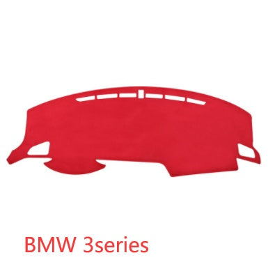 Car Suede Dashboard Cover Center Console Sunshield Retrofitting Dashboard Dashboard Cover Front Desk Mat Non-slip Mat