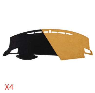 Car Suede Dashboard Cover Center Console Sunshield Retrofitting Dashboard Dashboard Cover Front Desk Mat Non-slip Mat