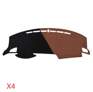 Car Suede Dashboard Cover Center Console Sunshield Retrofitting Dashboard Dashboard Cover Front Desk Mat Non-slip Mat
