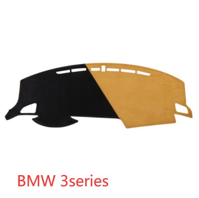 Car Suede Dashboard Cover Center Console Sunshield Retrofitting Dashboard Dashboard Cover Front Desk Mat Non-slip Mat