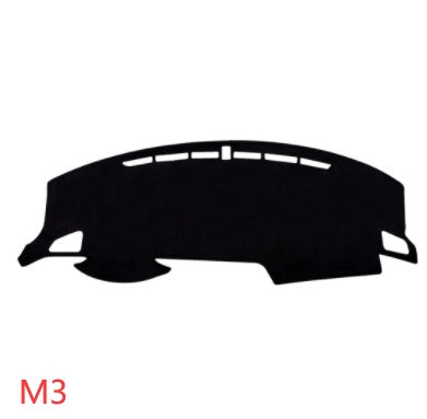Car Suede Dashboard Cover Center Console Sunshield Retrofitting Dashboard Dashboard Cover Front Desk Mat Non-slip Mat
