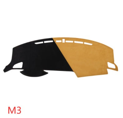Car Suede Dashboard Cover Center Console Sunshield Retrofitting Dashboard Dashboard Cover Front Desk Mat Non-slip Mat