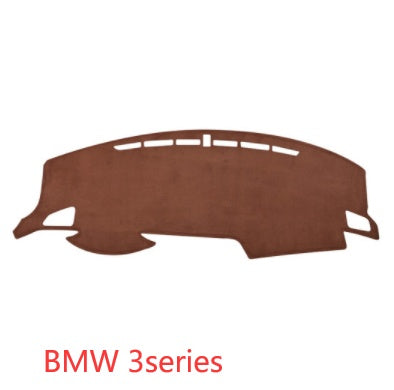 Car Suede Dashboard Cover Center Console Sunshield Retrofitting Dashboard Dashboard Cover Front Desk Mat Non-slip Mat