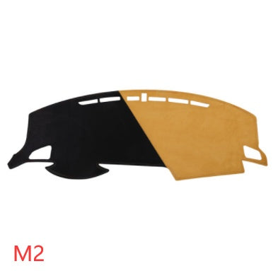 Car Suede Dashboard Cover Center Console Sunshield Retrofitting Dashboard Dashboard Cover Front Desk Mat Non-slip Mat