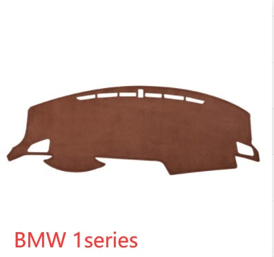 Car Suede Dashboard Cover Center Console Sunshield Retrofitting Dashboard Dashboard Cover Front Desk Mat Non-slip Mat