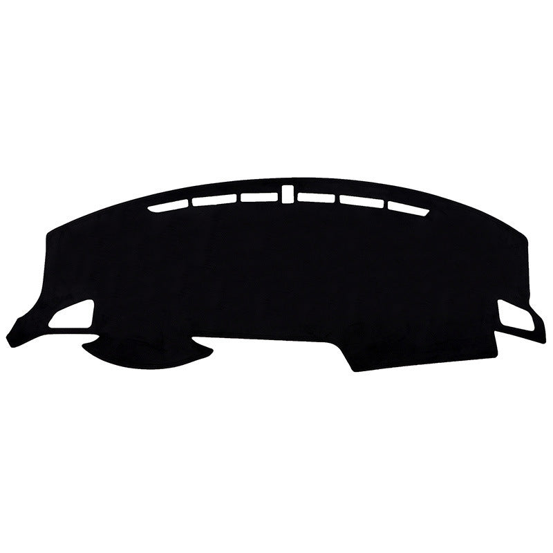 Car Suede Dashboard Cover Center Console Sunshield Retrofitting Dashboard Dashboard Cover Front Desk Mat Non-slip Mat