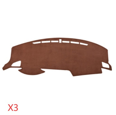 Car Suede Dashboard Cover Center Console Sunshield Retrofitting Dashboard Dashboard Cover Front Desk Mat Non-slip Mat
