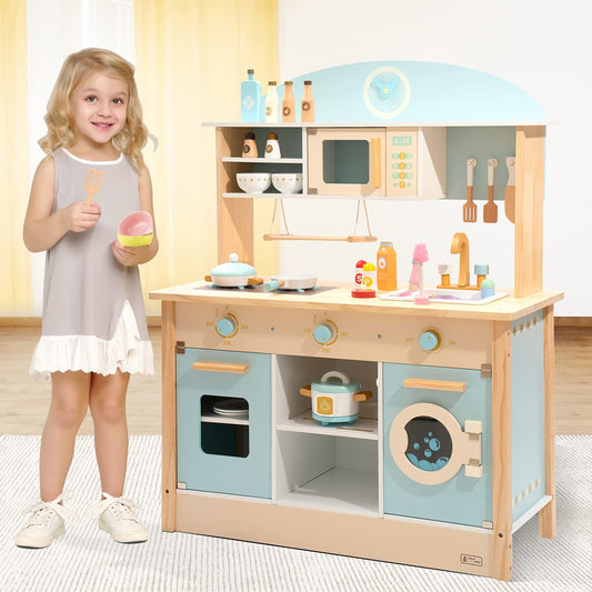 Play Kitchen Cooking Toy Set Gift For Boys And Girls
