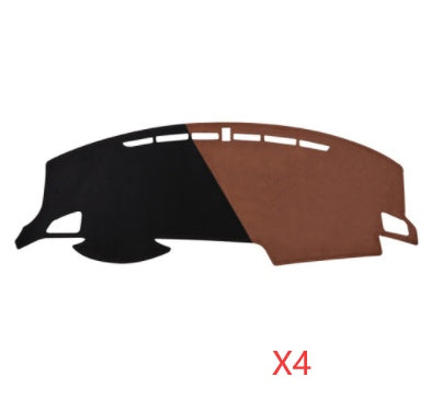 Car Suede Dashboard Cover Center Console Sunshield Retrofitting Dashboard Dashboard Cover Front Desk Mat Non-slip Mat