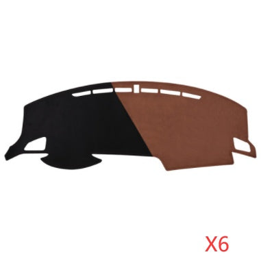 Car Suede Dashboard Cover Center Console Sunshield Retrofitting Dashboard Dashboard Cover Front Desk Mat Non-slip Mat